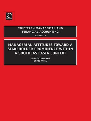 cover image of Studies in Managerial and Financial Accounting, Volume 19